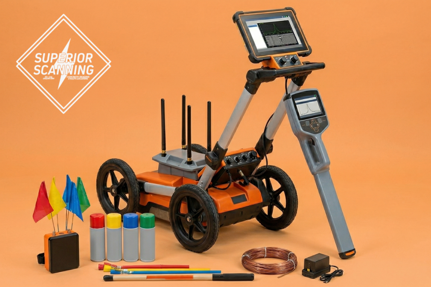 equipment used for private underground utility locating